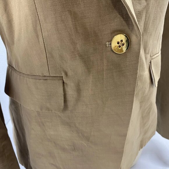 Veronica Beard Women’s Izara Dickey Blazer Jacket – Gold – Size 4 - Picture 11 of 14